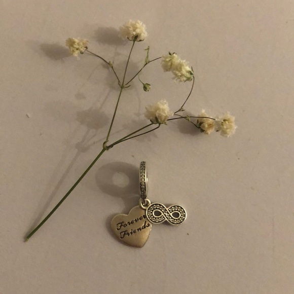 PANDORA “Forever Friends” Heart & Infinity Charm